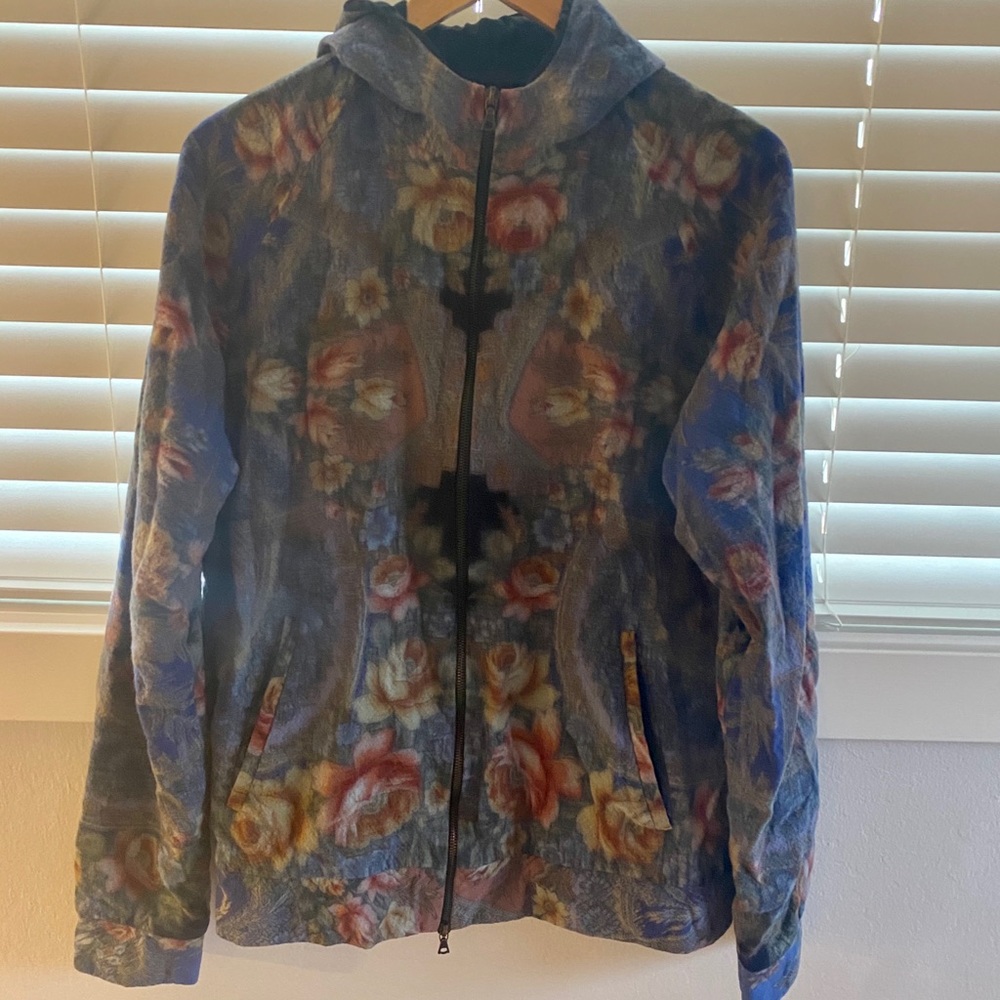 Russian designer Denis Simachev wool hoodie